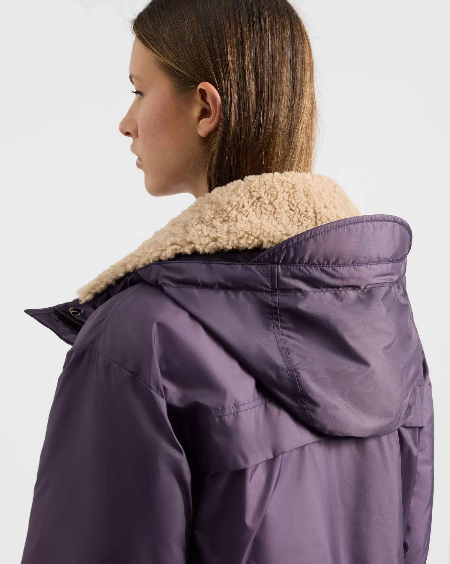 Manteaux En Isolant Synthétique | Manteaux Longs-Kanuk Manteau D'hiver Damga - Violet Vintage