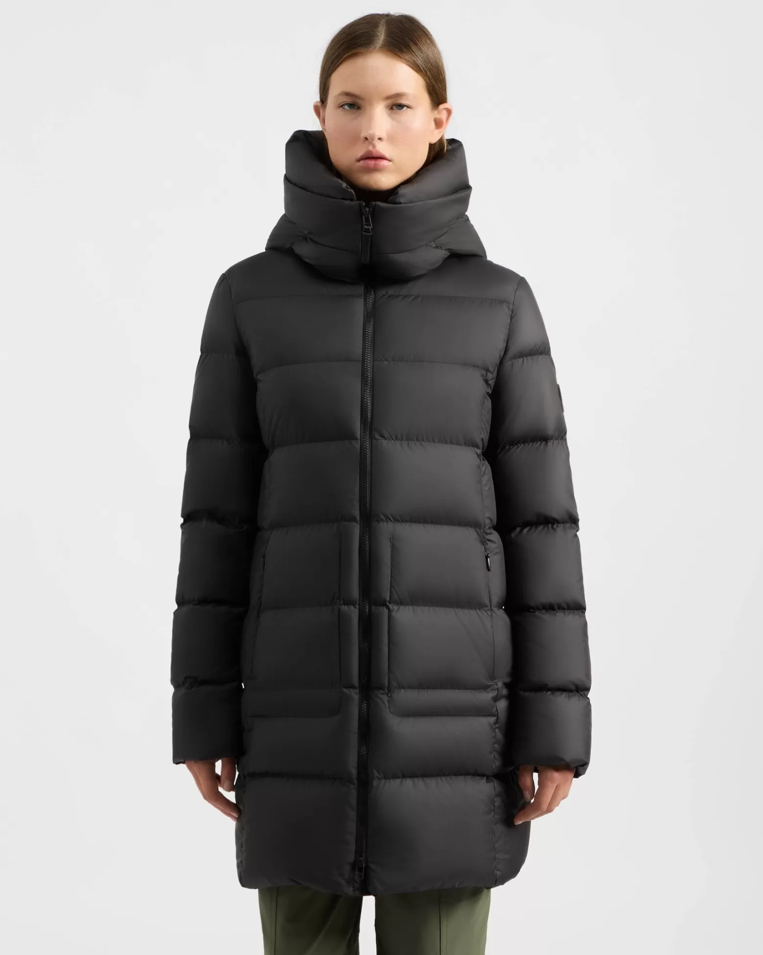 Manteaux En Duvet | Manteaux Mi-Longs-Kanuk Manteau D'hiver Marilia - Noir Mat