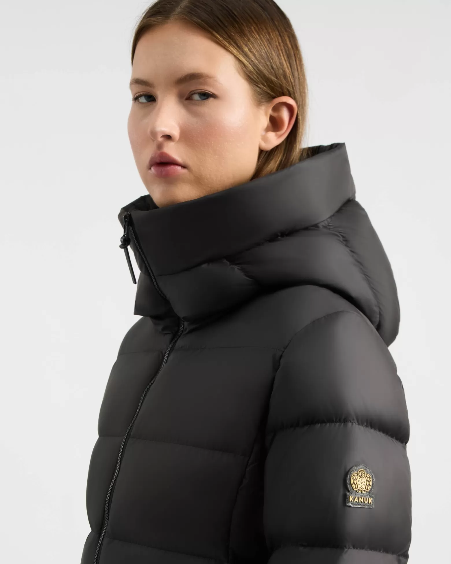 Manteaux En Duvet | Manteaux Mi-Longs-Kanuk Manteau D'hiver Marilia - Noir Mat